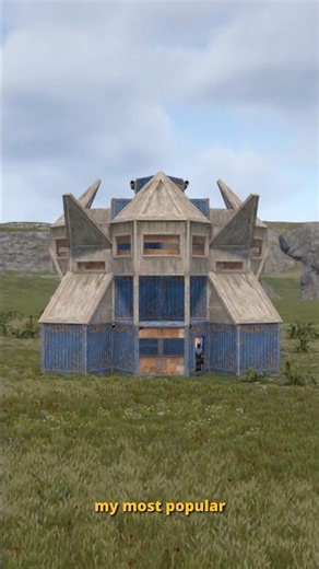 i designed the *easiest* solo/duo bunkered rust base - console & pc #rust #rustgame #crust#rustbase