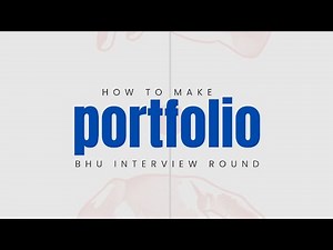How to make Portfolio in Interview Round | MFA BHU | Faculty of Visual Arts |