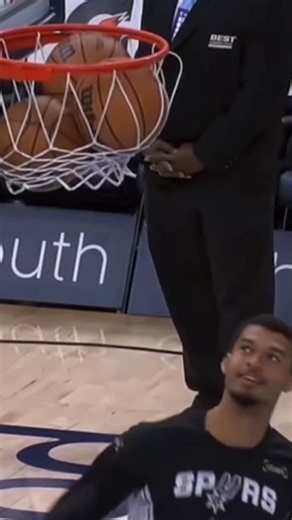 Wembanyama Makes NBA Rims Look Like Mini Hoops 👽