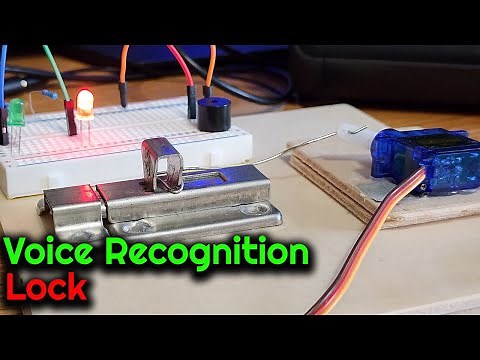 Smart Door Lock System using Arduino Uno and MOVI Voice Recognition