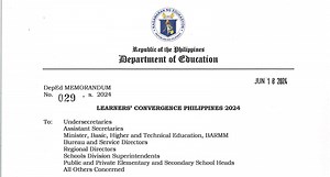 DepEd Memorandum 029, s. 2024 - Learners' Convergence Philippines 2024
