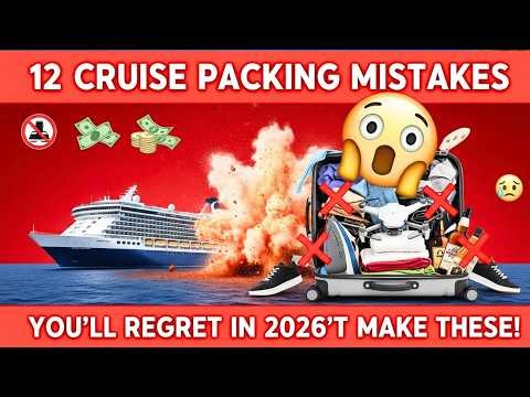 12 Cruise Packing Mistakes You'll REGRET in 2026 (And Easy Fixes!)