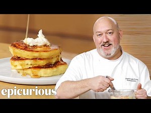 Chef Frank Proto's method for making perfectly fluffy pancakes at home