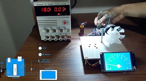 Speed Control in Dc Motor with Tachometer Indicator on Nextion Screen