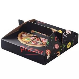 Wholesale Pizza Packaging Box Custom Printed Eco-Friendly Pizza Box with Handle