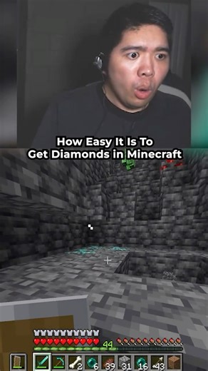 How Easy It Is To Find Diamonds in Minecraft #shorts
