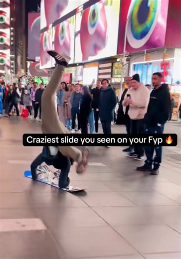 Was it not 🔥 ? #fyp #slide #dance #timesquarenewyork | slide