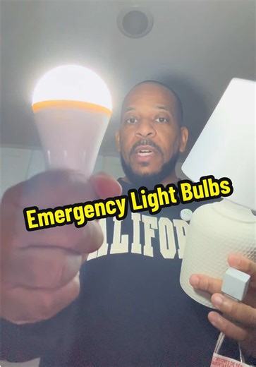 Rechargeable LED Lightbulbs for Emergency Use