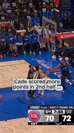 Cade Outscored The ENTIRE Magic Team In 2nd Half 😳