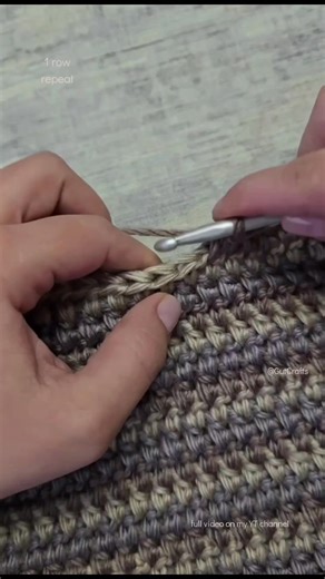 387K views · 3.5K reactions | Spike HDC Stitch 1 Row Repeat Crochet Pattern | Crochet Stitches | Crochet Blanket | Crochet Scarf | GutCrafts | Facebook