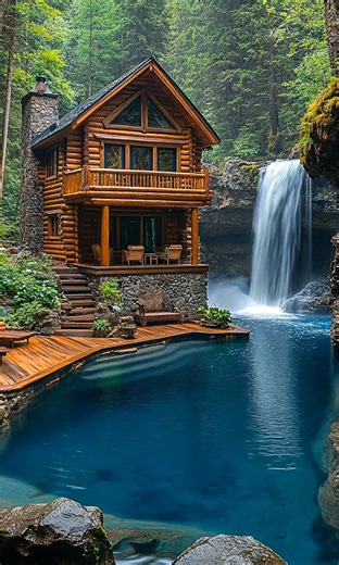 65K views · 6.1K reactions | Dreamy..☺❤ | Log Homes | Facebook