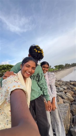 Aleesha's world on Instagram: "This place and people here🫶🏻 . . . . . . . . ( trending kozhikode beach sunset reels explore instagram story instagood fashion style friends cousins waves)"