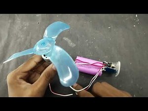 DIY Electric Fan at Home | Homemade USB Rechargeable Fan | Simple Science Project