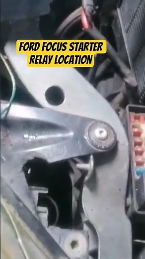 2006 Ford focus starter relay location #fordfocus #starterrelay #ford