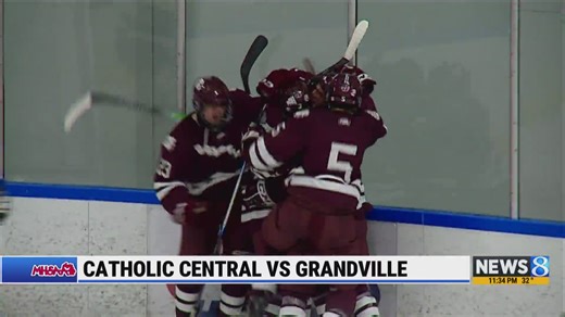 Catholic Central vs. Grandville hockey