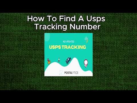 How to Find a USPS Tracking Number