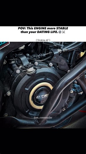 Dom commander | Ride & capture on Instagram: "Absolute stable Love.⚙️❤️‍🔥 . . @dom_commander . . . . . . . . . . . . . #bikers #bikelife #bikelovers #trendingnow #reelskarofeelkaro #trending #explorepage #fyp #realatable #bajajdominar #dominar250 #motorcyclelove #viralreels"