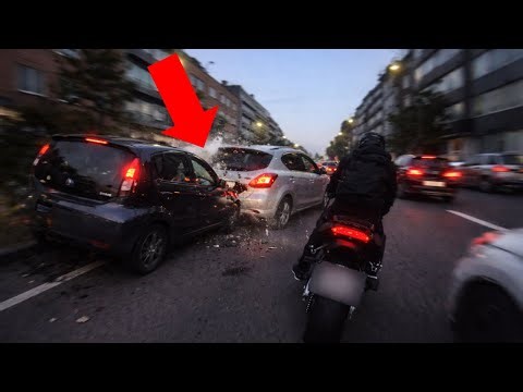 MAJOR ACCIDENT IN FRONT OF A MOTORCYCLIST! 😱 | MOTORCYCLE COMPILATION 2026