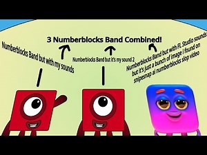 3 of my Numberblocks Band on scratch combined!