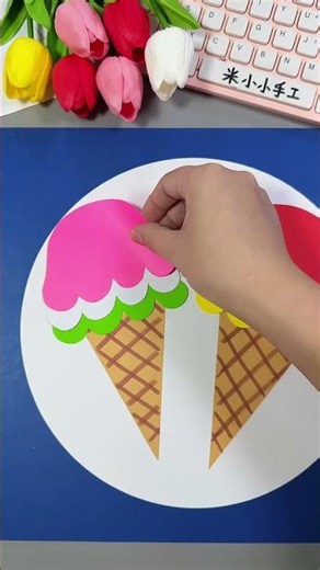 Make a cute little frog ring witme#parent-childhandmade#DIYCras #KindergartenCrafts #CreativeCrafts