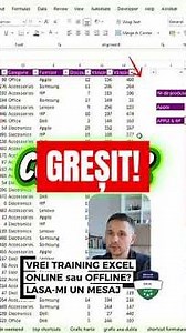 🔍 Greșeală frecventă în Excel: crezi că COUNTIFS te ajută… dar de fapt ai nevoie de două COUNTIF.