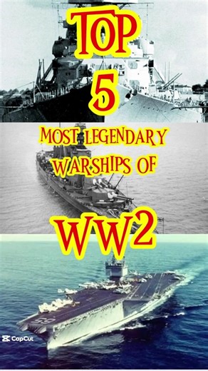 top 5 most legendary ww2 ships #history #military #ww2 #subscribe #ships #warships #navy #fyi