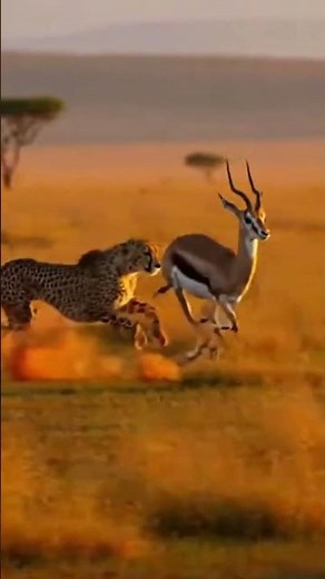 Cheetah Chasing Gazelle in the Wild 😱🔥🔥