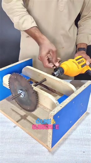 How to convert your old angle grinder into a sliding row.