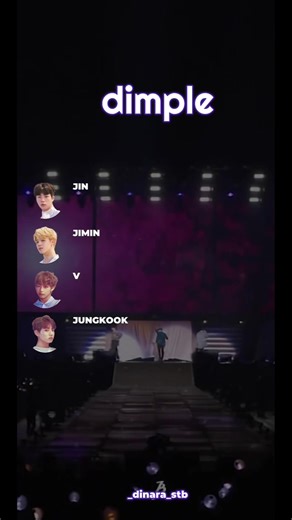 BTS Dimple Line Distribution Explained