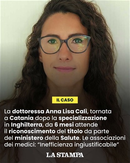 La STORIA della Dottoressa Anna Lisa Calì