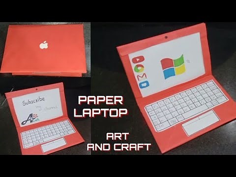 how to make a laptop: #yt Cardboard Crafts for Kids | Easy Kids Activities & Crafts" #diy