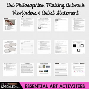 Essential Art Lessons: Artist Statement, Philosophies, Viewfinders,  Mat Artwork