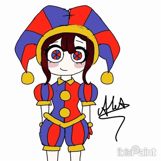 Hi, this is another drawing that I digitized. #tadc #pomni