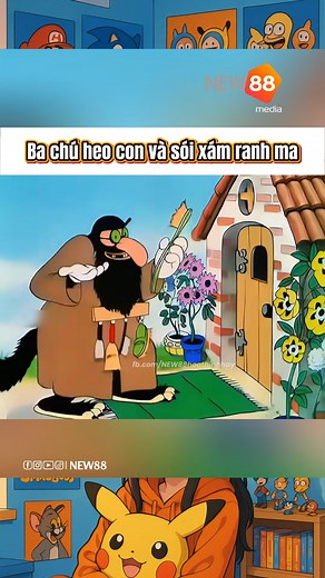 Ba chú heo con và sói xám ranh ma #hoathinhhay #hoathinh #hoathinhcu | NEW88 Hoạt Hình Hay