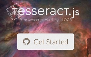 光学文字识别库TesseractJS，支持100中文字的图片和视频实时识别