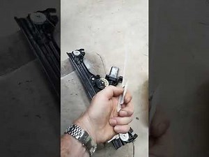 fiat 500 window regulator zip tie fix!