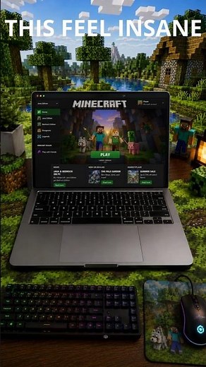 "I FINALLY SWITCHED TO PC 😭🔥” #minecraft