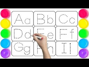 ABCDEFGHIJKLMNOPQRSTUVWXYZ | Learn Read & Write Letter Alphabets ABC - A to Z for Beginners - Ks Art