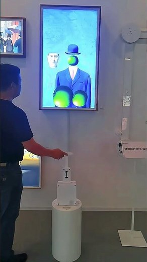 Interactive Installation with Pump Device | Fun Museum Art Interaction #shorts