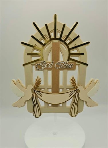 Personalized Baptism Cake Topper - Etsy