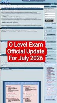 O Level Exam July 2026 Official update #nielit #olevel2026 #ahamadtechnology #nielitupdate