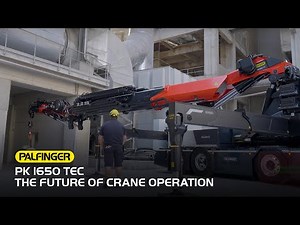PALFINGER PK 1650 TEC - The future of crane operation