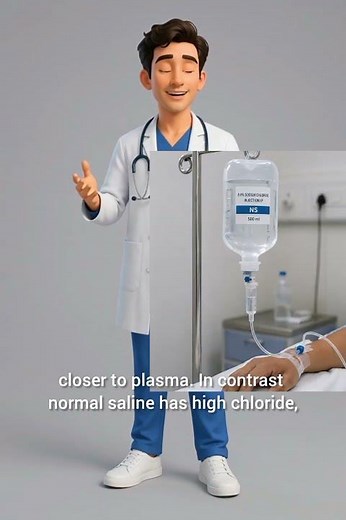 Why Ringer lactate prefered over normal saline in Diarhea