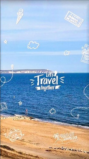 Highcliffe Beach near Bournemouth UK☀️🌊@Life_is_Beautifulll_