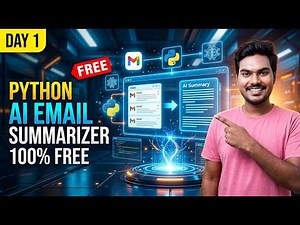 🔥 Build an AI Email Summarizer with Python | FREE AI Automation Course 🚀 | Day 1