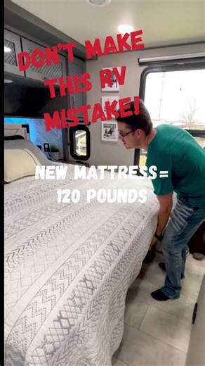 Upgrading RV Mattress: Replacing Stock Struts and Testing New 250 Pound Struts