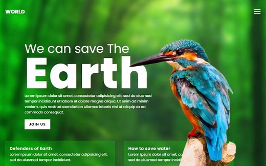 Parallax 网页设计