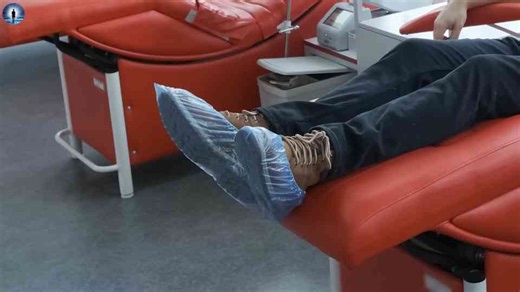 He sold his plasma - and "exploded" out of his body