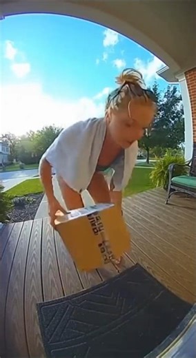 Porch pirates steal the bait and get instant karma💥😱
