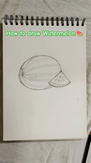 Draw With Lulu | Easy Art for Kids 🎨 | Can you draw this watermelon? 🍉✏️ Save and try it later! #drawwithlulu #drawingforkids #easyart | Instagram